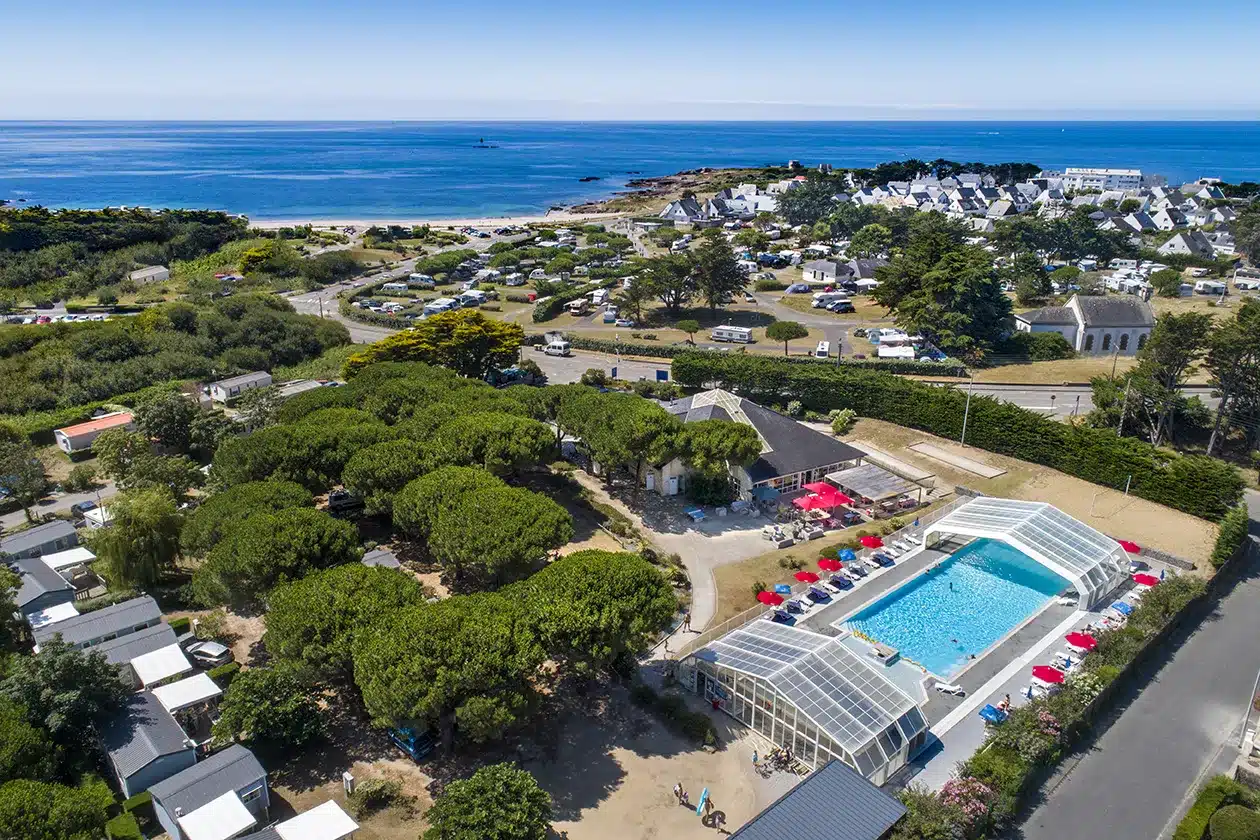 camping bois amour vue aerienne